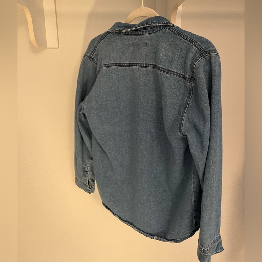 Jean patchwork button up shirt - Picture 7 of 7